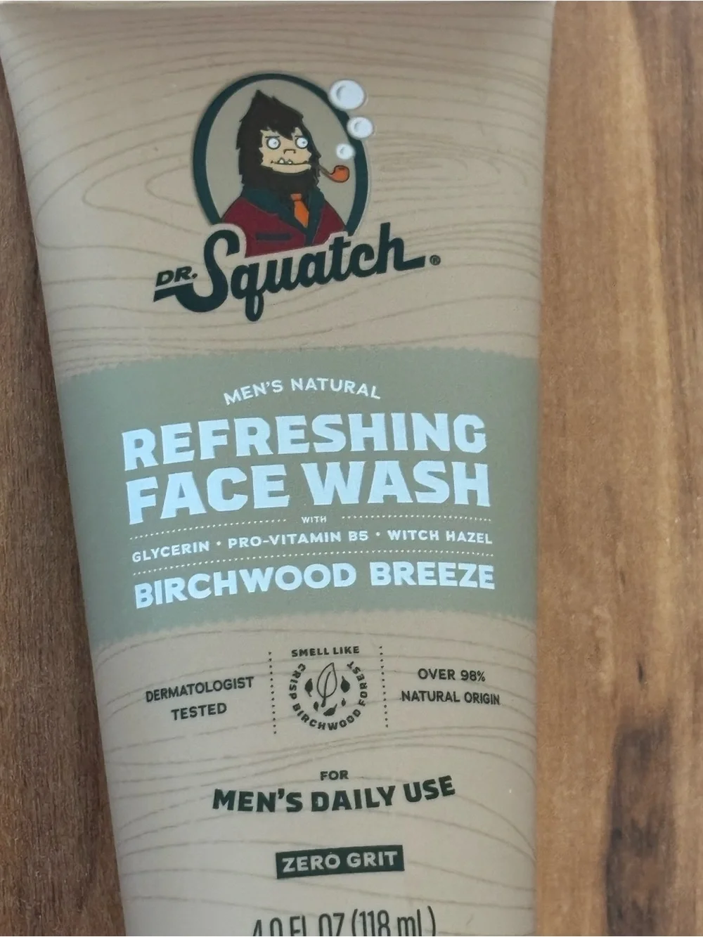 Dr. Squatch Refreshing Face Wash and bath body natural soap bar